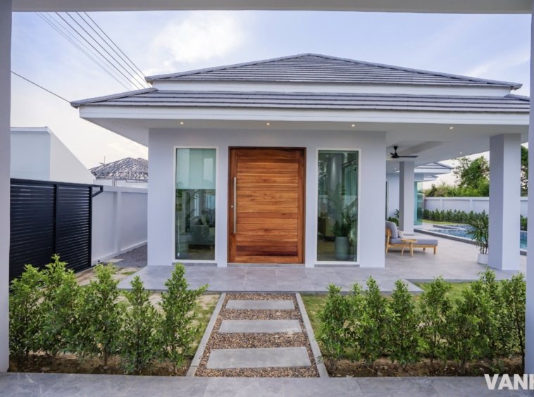 The riverside residence outside